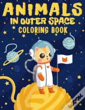 Animals In Outer Space Coloring Book