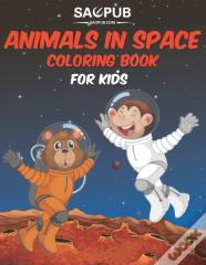 Animals In Space Coloring Book