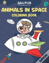 Animals In Space Coloring Book