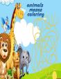 Animals Mazes Coloring - Preview