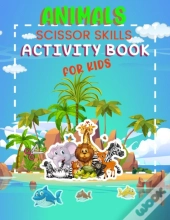 Animals Scissor Skills Activity Book For