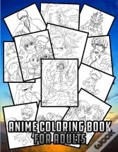 Anime Coloring Book For Adults