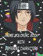 Anime Coloring Book With Different Characters - Preview