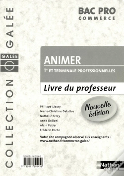 Capa do artigo Animer Bac Pro Commerce Galee Livre Du Professeur  2008