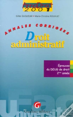 Capa do artigo Anna Droit 2001 ; Droit Administratif