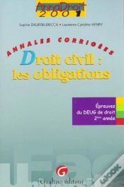 Capa do artigo Anna Droit 2001 ; Droit Civil ; Les Obligations