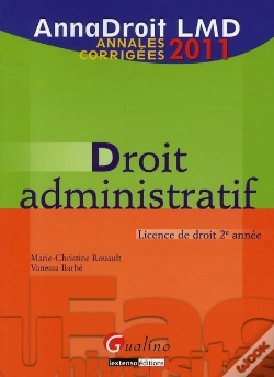 Capa do artigo Anna Droit 2011. Droit Administratif. 12