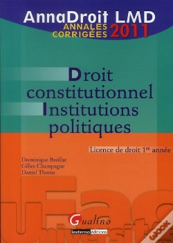 Capa do artigo Anna Droit 2011. Droit Constitutionnel E