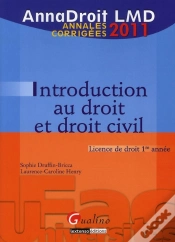 Capa do artigo Anna Droit 2011. Introduction Au Droit C