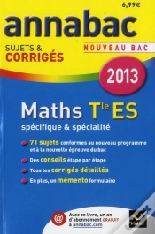 Capa do artigo Annabac 2013 Mathematiques Terminale Es Sujets Et Corriges
