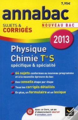 Capa do artigo Annabac 2013 Physique-Chimie Terminale S Sujets Et Corriges