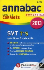 Capa do artigo Annabac 2013 Sciences De La Vie Et De La Terre Terminale S Sujets Et Corriges