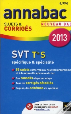 Capa do artigo Annabac 2013 Sciences De La Vie Et De La Terre Terminale S Sujets Et Corriges