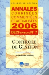Capa do artigo Annales 2006 Decf N 7 Controle De Gestio