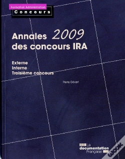 Capa do artigo Annales 2009 Des Concours Ira ; Externe, Interne, Troisième Concours