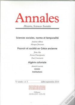 Capa do artigo Annales 3/2016 Sciences Sociales Norme Et Temporalite Decembre 2016