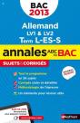 Annales Bac 2013 Allemand L Es S Corriges N22 - Preview