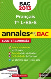 Capa do artigo Annales Bac 2013 Francais 1er L Es S Corriges N18