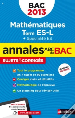 Capa do artigo Annales Bac 2013 Maths Es Obli Spi Corriges N04