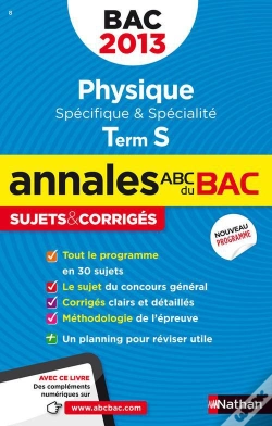 Capa do artigo Annales Bac 2013 Physique S Obli+Spi Corriges N09