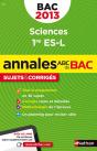 Annales Bac 2013 Sciences 1ere Es L Corriges N08 - Preview