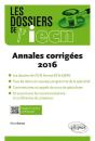 Annales Corrigées (2016) - Preview