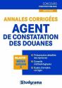 Annales Corrigees Agent De Constatation Des Douanes - Preview