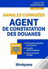 Annales Corrigees Agent De Constatation Des Douanes