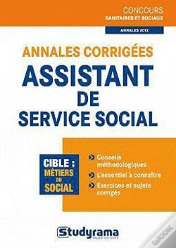Capa do artigo Annales Corrigées ; Assistant De Service Social