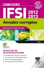 Capa do artigo Annales Corrigees Concours Ifsi 2012-2013