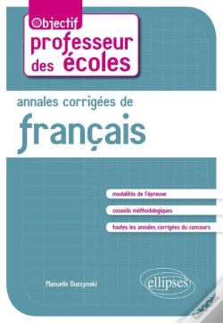 Capa do artigo Annales Corrigées De Français