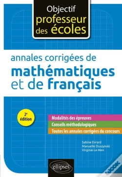 Capa do artigo Annales Corrigées De Mathématiques Et De Français (2e Édition)
