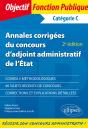 Annales Corrigées Du Concours D'Adjoint Administratif De L'État - 2e Édition - Preview