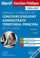 Annales Corrigées Du Concours D'Adjoint Administratif Territorial Principal De 2e Classe