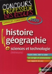 Capa do artigo Annales Corrigées Du Concours Du Professeur Des Écoles ; Histoire/Geo (Édition 2009)