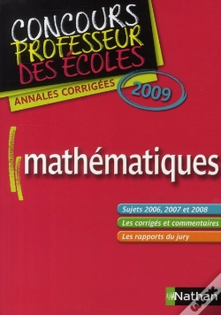 Capa do artigo Annales Corrigées Du Crpe-Maths (Édition 2009)