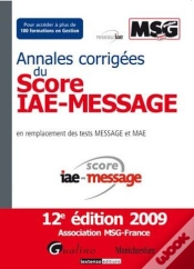 Capa do artigo Annales Corrigées Du Score Iae-Message (12e Édition)