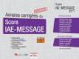 Annales Corrigees Du Score Iae-Message 2017, 20eme Ed. - Preview