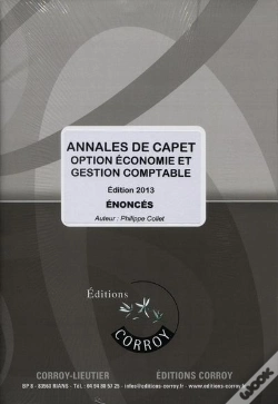 Capa do artigo Annales De Capet ; Option Économie Et Gestion Comptable ; Énoncé (Édition 2013)