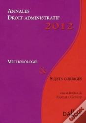 Capa do artigo Annales De Droit Administratif (Édition 2012)
