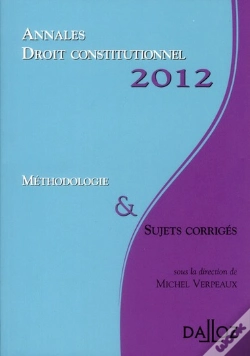 Capa do artigo Annales De Droit Constitutionnel (Édition 2012)