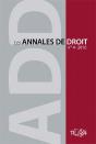 Annales De Droit (Les). N  4 / 2010 - Preview