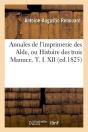 Annales De L Imp Des Alde Ti Xii Edition 1825 - Preview