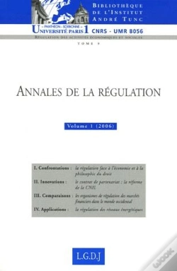 Capa do artigo Annales De La Régulation Tome 1 (Édition 2006)