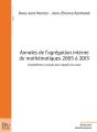 Annales De L'Agrégation Interne De Mathématiques 2005 À 2013 - Preview