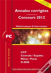 Annales Des Concours 2012 Pc Mathematiques Et Informatique