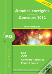 Annales Des Concours 2012 Psi Mathematiques