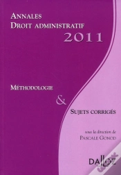 Capa do artigo Annales Droit Administratif (Édition 2011)