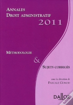 Capa do artigo Annales Droit Administratif (Édition 2011)