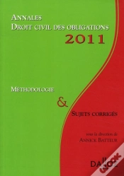 Capa do artigo Annales Droit Civil Des Obligations (Édition 2011)
